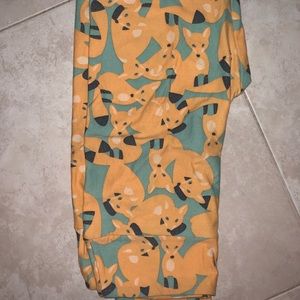 OS LuLa Roe fox leggings